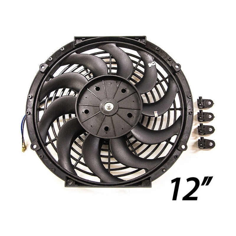  Ventilateurs Type SPAL Universels de 7 à 14 Pouces - Refroidissement Haute Performance