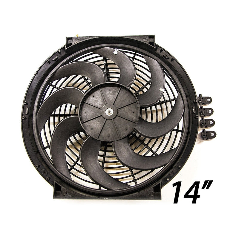  Ventilateurs Type SPAL Universels de 7 à 14 Pouces - Refroidissement Haute Performance