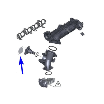 Plaque de suppression vanne EGR BMW Mini N47N N57N B37 B47 