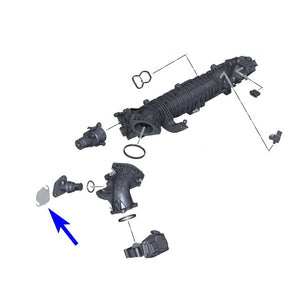  Plaque de suppression vanne EGR BMW Mini N47N N57N B37 B47