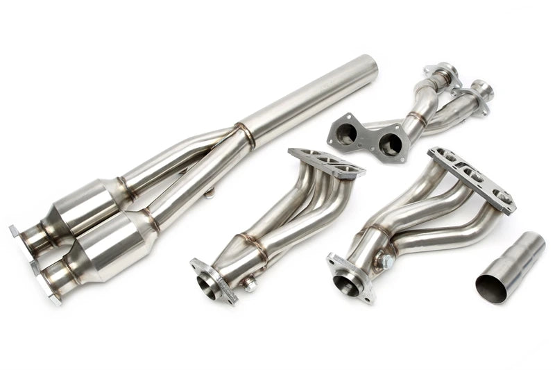 Collecteur d'échappement inox avec Y-Pipe pour VW Golf IV R32 Audi TT 3.2 VR6 