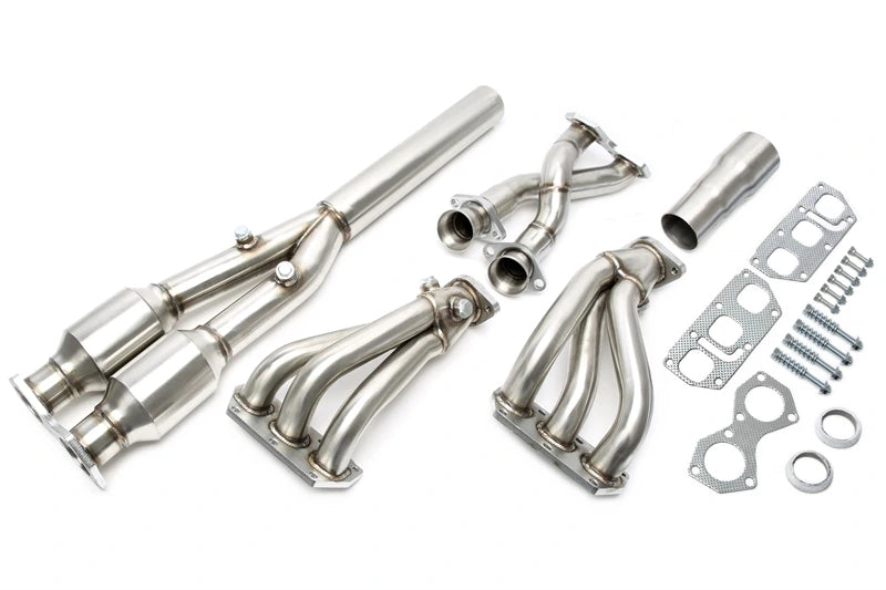 Collecteur d'échappement inox avec Y-Pipe pour VW Golf IV R32 Audi TT 3.2 VR6