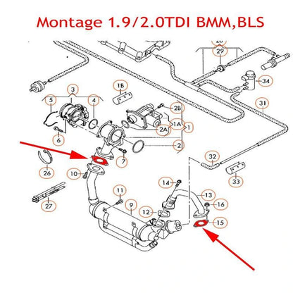 Plaques suppression vanne EGR TDI 