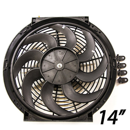  Ventilateurs Type SPAL Universels de 7 à 14 Pouces - Refroidissement Haute Performance