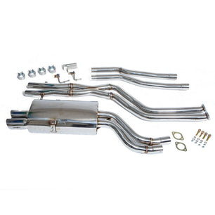  Ligne d'échappement complète inox pour BMW E46 320i 325i 330i Driftshop